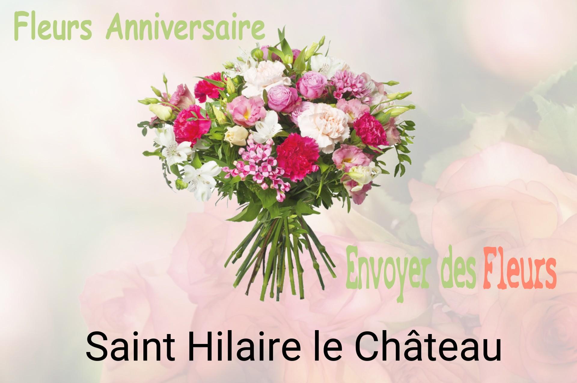 Bouquet de fleurs d’anniversaire livré à Saint-Hilaire-le-Château