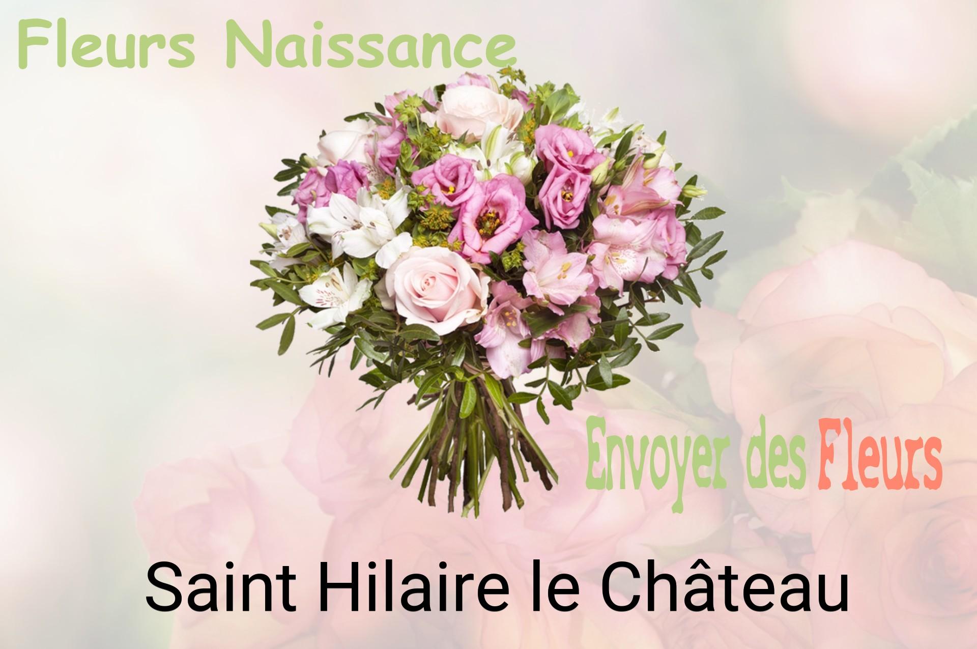 Bouquet de fleurs de naissance livré à Saint-Hilaire-le-Château
